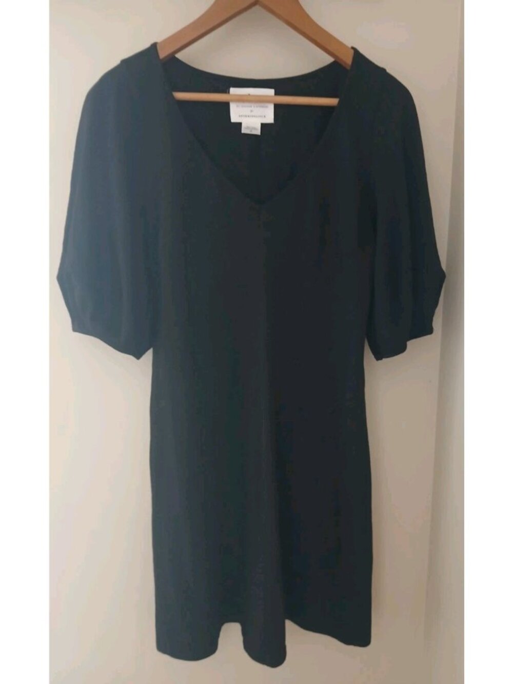 Anthropologie Velvet By Graham & Spencer Puff Sleeve Mini Dress